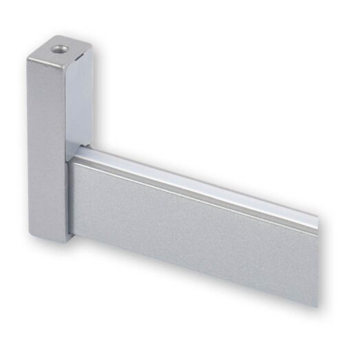 BARRA ARMARIO DIVERSA ALUMINIO 3,95 ML